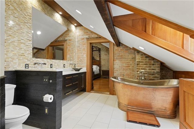 101921 Saint Peter St, New Orleans, LA 70116 - bathroom with vanity and a freestanding bath