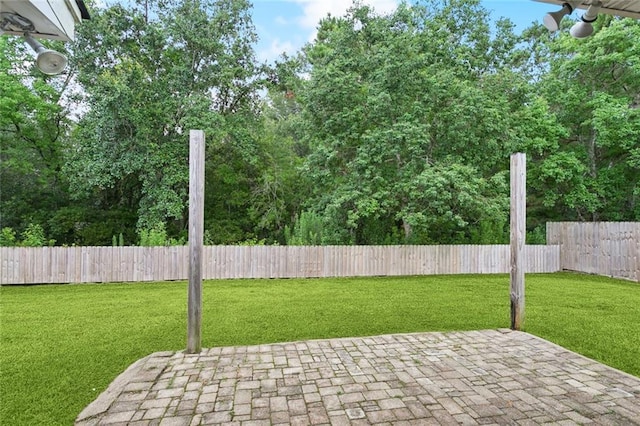 41151 Snowball Cir, Ponchatoula, LA 70454 - fenced backyard with a patio