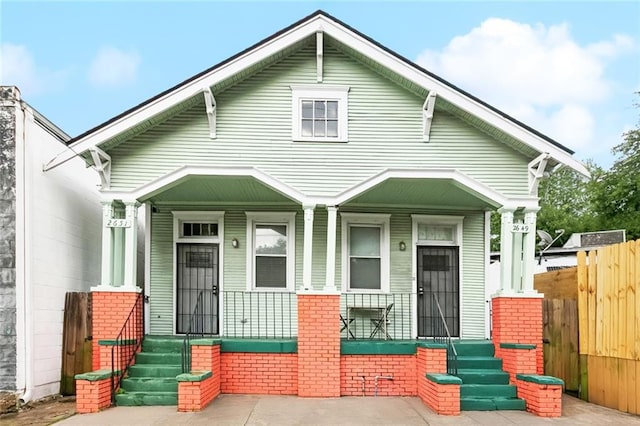 264951 Bruxelles St, New Orleans, LA 70119 - view of front of property featuring a porch