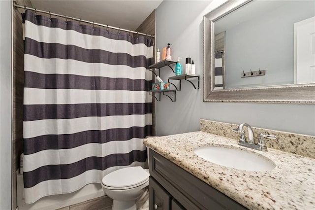 1383 Cherry St, Slidell, LA 70460 - full bath with vanity and a shower with shower curtain