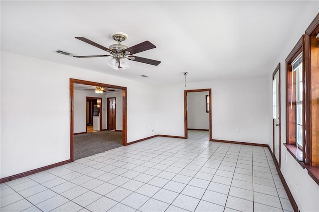 15 Tulip Dr, Gretna, LA 70053 - empty room featuring baseboards and a ceiling fan