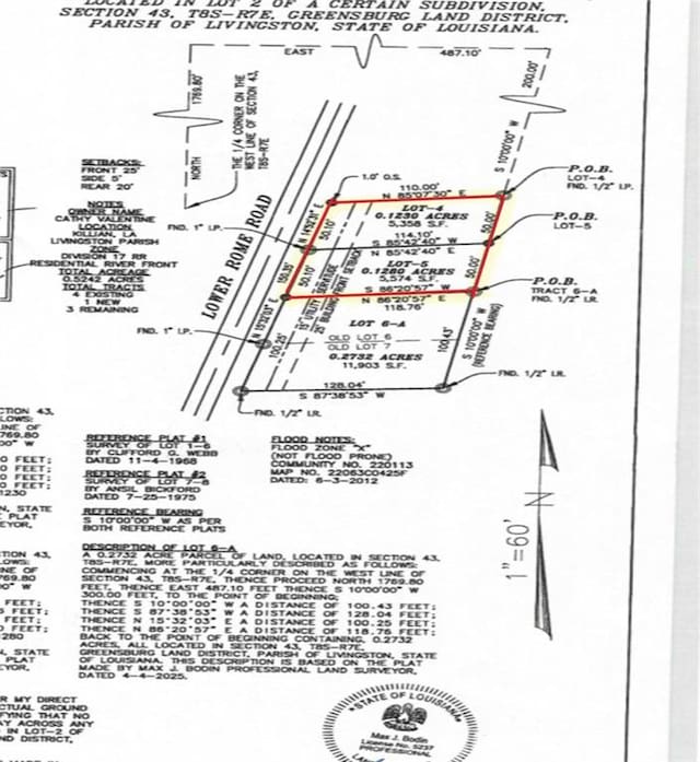 Lower Rome Rd, Springfield, LA 70462
