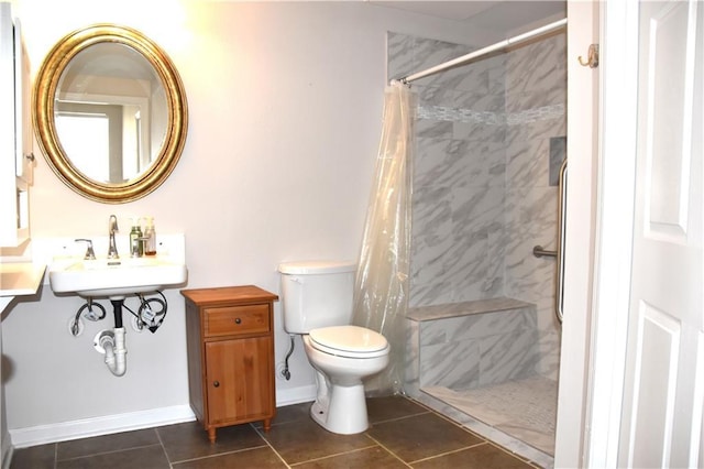 350 Emerald Forrest Blvd Unit 24103, Covington, LA 70433 - bathroom featuring tiled shower and tile patterned floors
