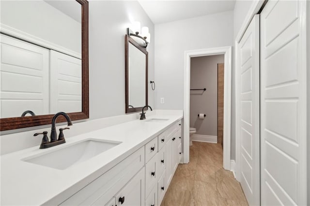 2909 Amelia St, New Orleans, LA 70115 - full bath featuring double vanity and marble finish flooring