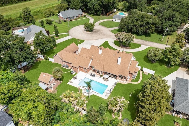 299 Sarah Victoria Dr, Belle Chasse, LA 70037 - drone / aerial view of a pool area