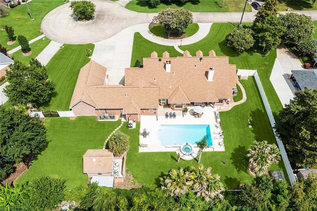 299 Sarah Victoria Dr, Belle Chasse, LA 70037 - bird's eye view of a pool area
