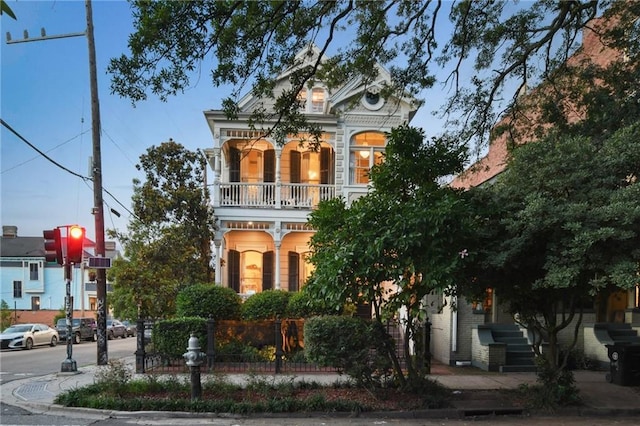 639 Esplanade Ave, New Orleans, LA 70116 - view of front of house featuring a balcony
