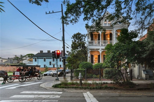 639 Esplanade Ave, New Orleans, LA 70116 - view of asphalt street featuring curbs and street lighting