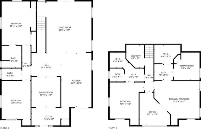 6640 Louisville St, New Orleans, LA 70124 - view of floor plan / room layout