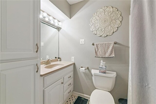 5028 Jasper St, Metairie, LA 70006 - bathroom featuring vanity and tile patterned floors