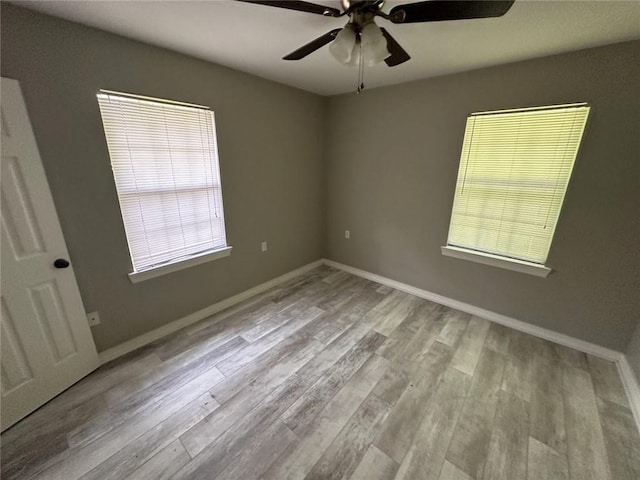 3046 Slidell Ave, Slidell, LA 70458 - unfurnished room featuring a ceiling fan and wood finished floors