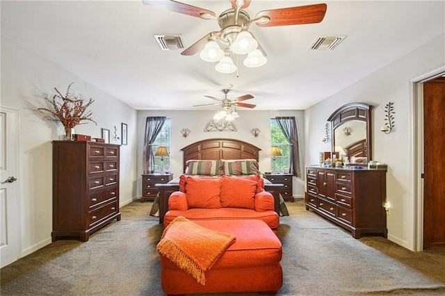 5225 Conti St, New Orleans, LA 70124 - bedroom with carpet floors and ceiling fan
