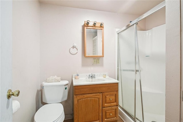 5225 Conti St, New Orleans, LA 70124 - bathroom featuring vanity and a shower stall