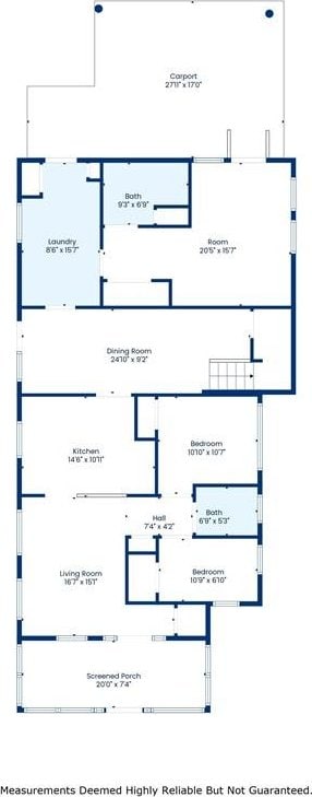 5225 Conti St, New Orleans, LA 70124 - view of room layout