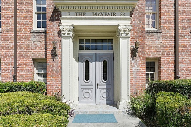 1783 Coliseum St Unit H, New Orleans, LA 70130 - entrance to property featuring brick siding and french doors