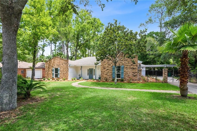 325 Jasmine Dr, Mandeville, LA 70471 - view of ranch-style house