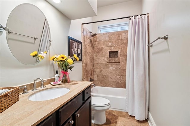 125 Broadway St, New Orleans, LA 70118 - bathroom featuring vanity and shower / bath combination with curtain