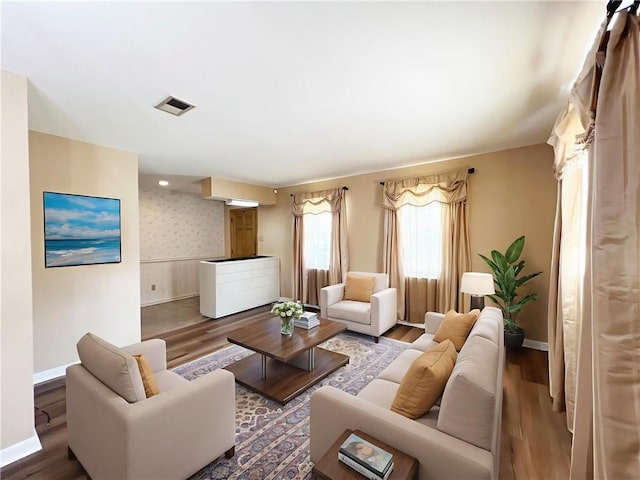 6012 Bridget St, Metairie, LA 70003 - living area with wood finished floors