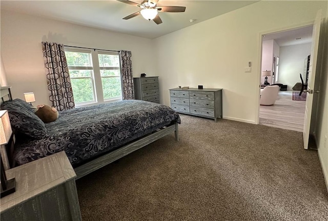 42423 Landing View Rd, Ponchatoula, LA 70454 - bedroom with carpet flooring and ceiling fan