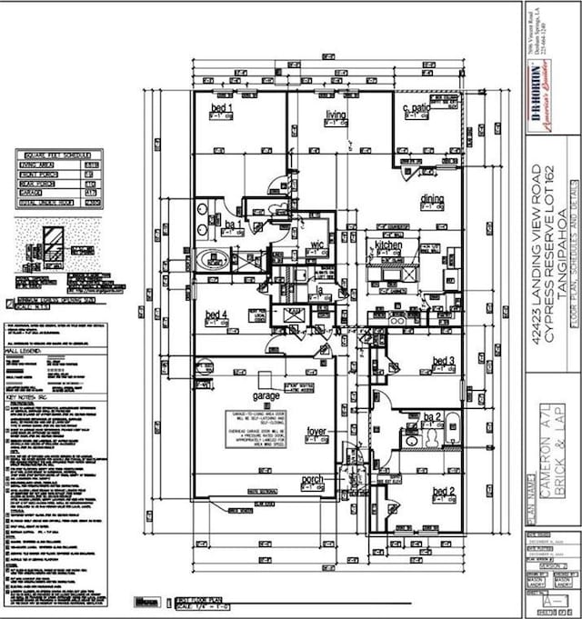 42423 Landing View Rd, Ponchatoula, LA 70454 - view of floor plan / room layout