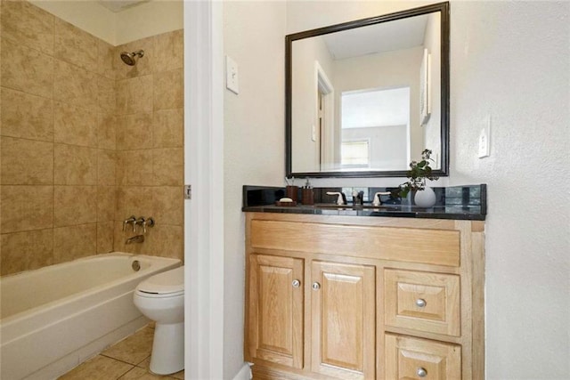 10286 W Winston Ave Unit 15, Baton Rouge, LA 70809 - bathroom with tile patterned flooring, vanity, and tub / shower combination