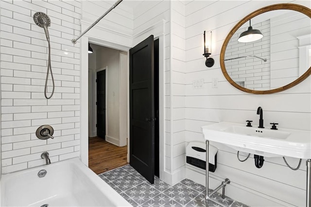 72287 Military Rd, Covington, LA 70435 - full bathroom with shower / tub combination and a sink
