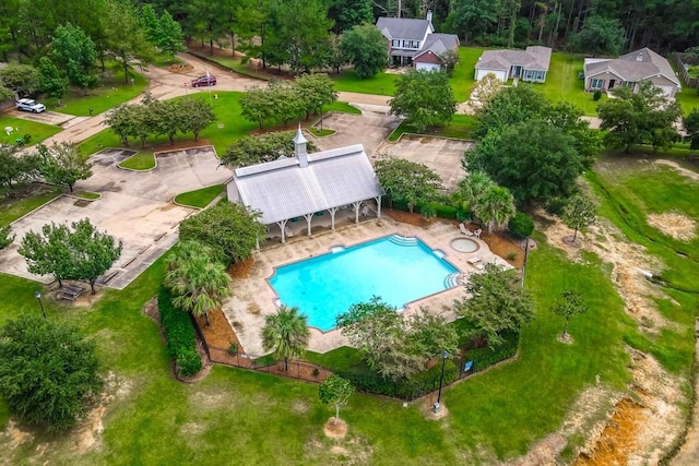 784 Lakeview Ln, Covington, LA 70435 - drone / aerial view of a pool