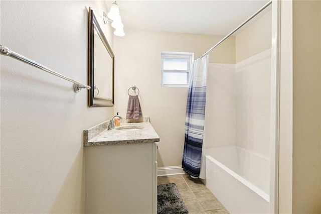 3514 Bore St, Metairie, LA 70001 - full bathroom featuring vanity and shower / bath combo