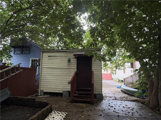 3120 Urquhart St, New Orleans, LA 70117 - view of outdoor structure with entry steps