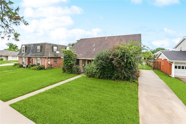 2608 Hyman Pl, New Orleans, LA 70131 - view of front of property featuring brick siding, concrete driveway, and roof with shingles