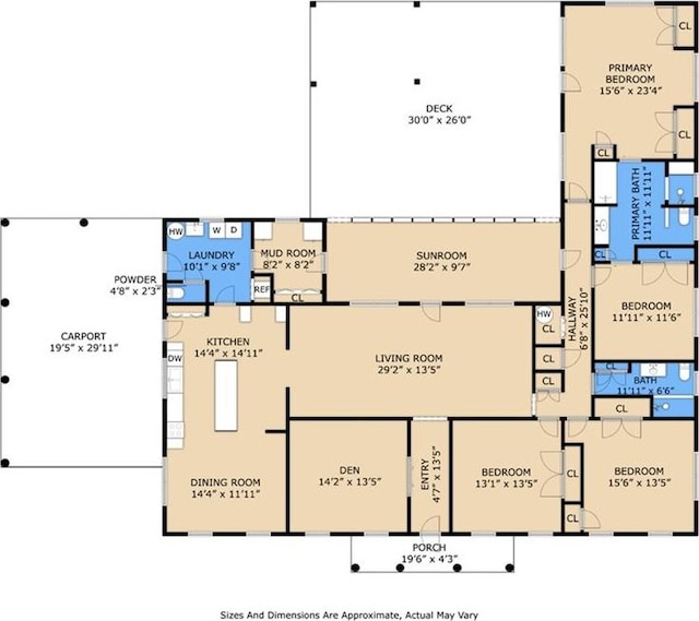 4827 Utica St, Metairie, LA 70006 - view of room layout