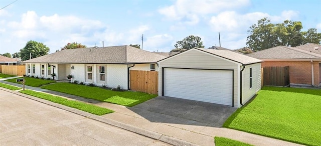 1109 Manson St, Metairie, LA 70001 - ranch-style house with driveway, a garage, and brick siding