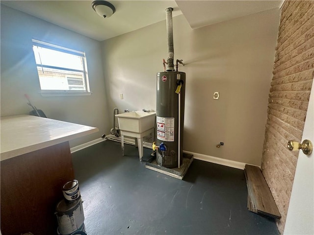 8732 25th St, Metairie, LA 70003 - utility room featuring water heater