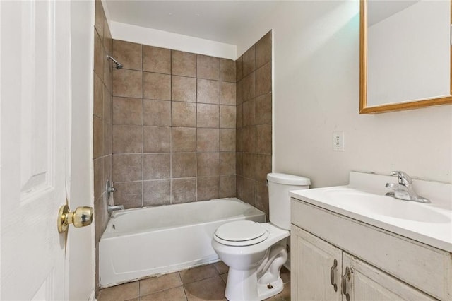 484951 Viola St, New Orleans, LA 70126 - full bath featuring vanity, washtub / shower combination, and tile patterned flooring