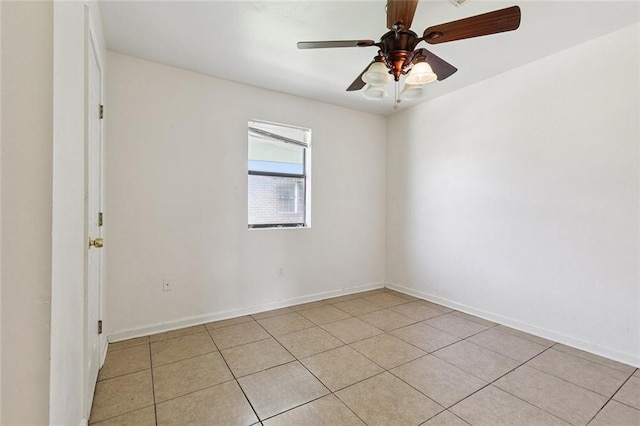 484951 Viola St, New Orleans, LA 70126 - spare room with light tile patterned floors and ceiling fan
