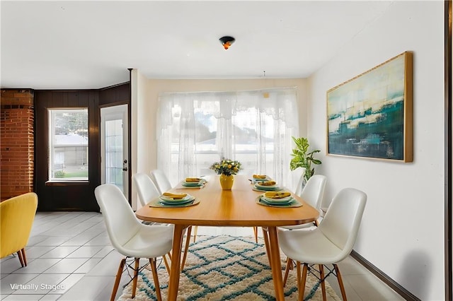 3125 Metairie Ct, Metairie, LA 70002 - dining area with light tile patterned floors