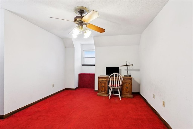 3125 Metairie Ct, Metairie, LA 70002 - home office with carpet floors and a ceiling fan