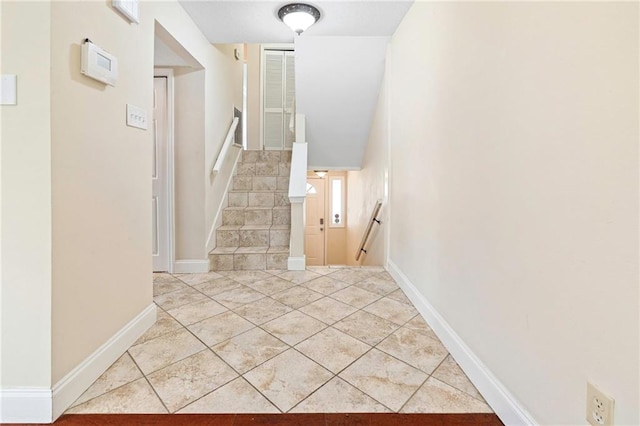 26 Chamale Cv Unit 26, Slidell, LA 70460 - stairs with tile patterned flooring and baseboards