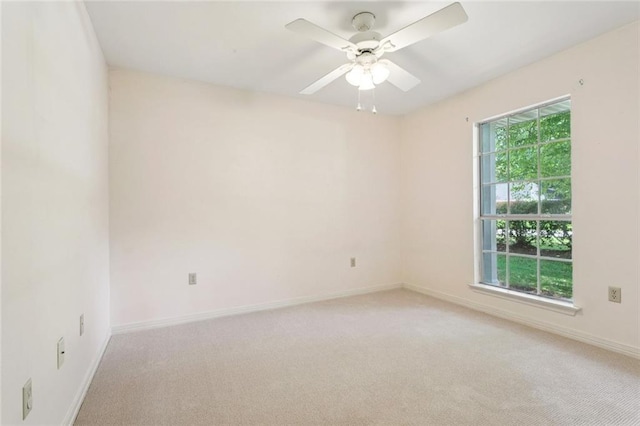 418 Westwood Dr, Mandeville, LA 70471 - unfurnished room with light colored carpet and ceiling fan