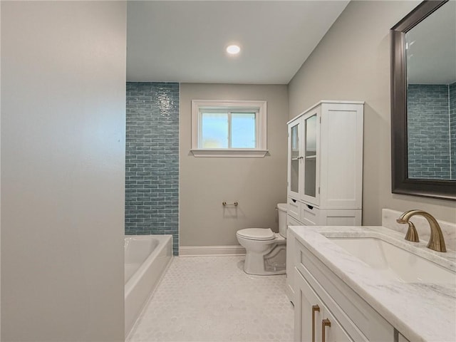 861 W William David Pkwy, Metairie, LA 70005 - full bath featuring vanity, shower / bathtub combination, and recessed lighting