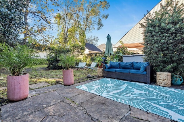 4430 Karen Ave, Jefferson, LA 70121 - view of patio featuring an outdoor living space