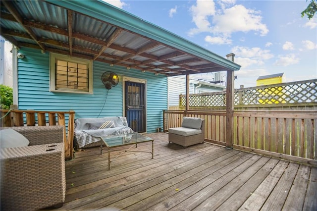 1821 Urquhart St, New Orleans, LA 70116 - view of deck