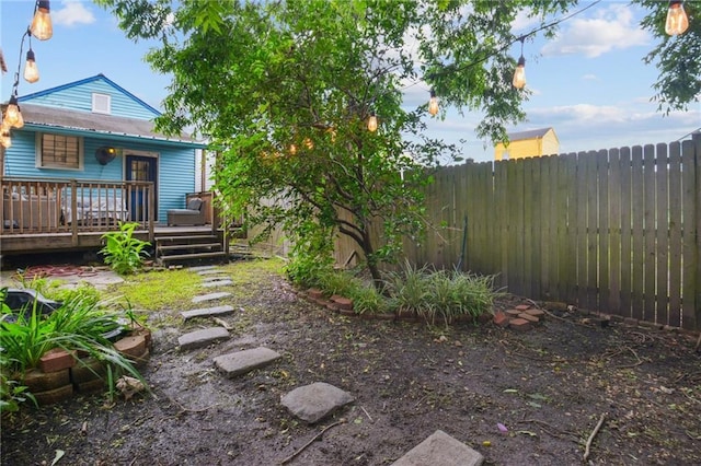 1821 Urquhart St, New Orleans, LA 70116 - fenced backyard with a wooden deck