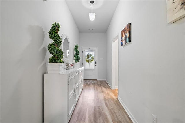 16168 S Trace Ext, Ponchatoula, LA 70454 - doorway to outside with light wood-type flooring and baseboards
