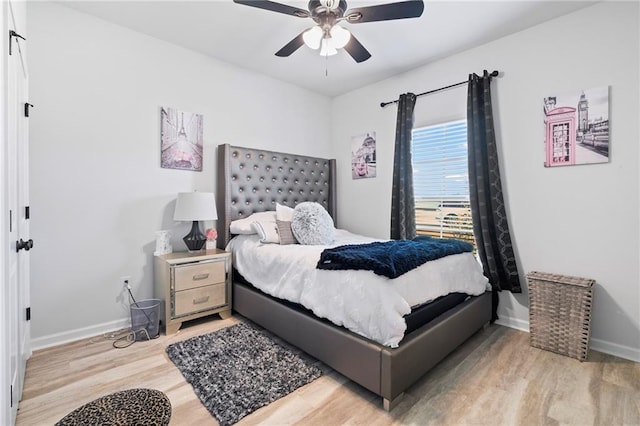 16168 S Trace Ext, Ponchatoula, LA 70454 - bedroom featuring light wood finished floors and a ceiling fan