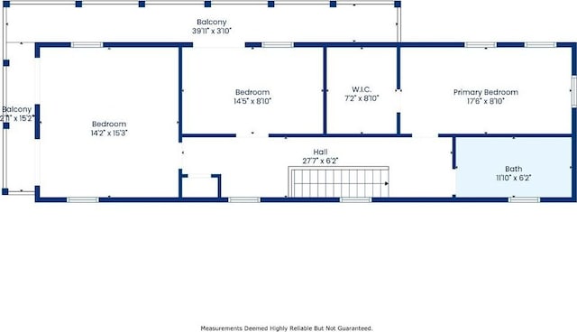 827 Port St, New Orleans, LA 70117 - view of floor plan / room layout