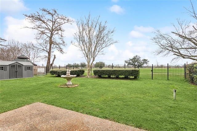 4480 Lennox Blvd, New Orleans, LA 70131 - view of yard with a shed