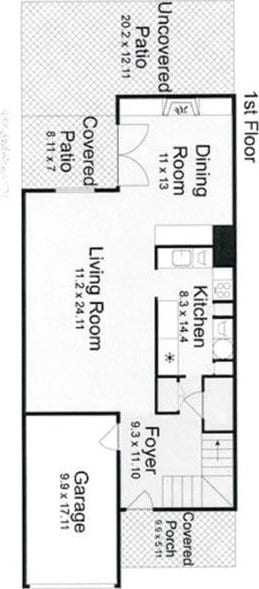 3320 Taft Park Unit C, Metairie, LA 70002 - view of property floor plan