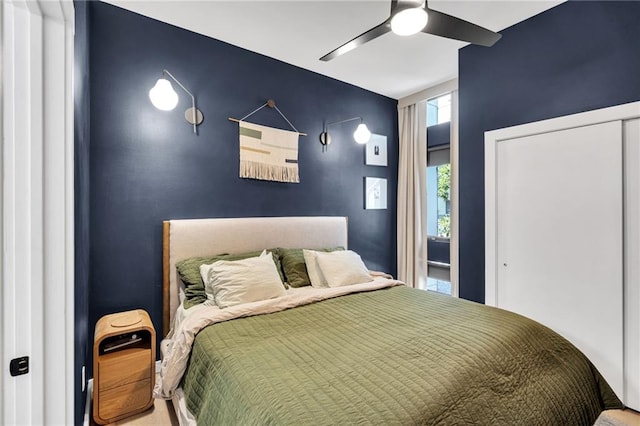 2113 Harmony St, New Orleans, LA 70115 - bedroom featuring a ceiling fan