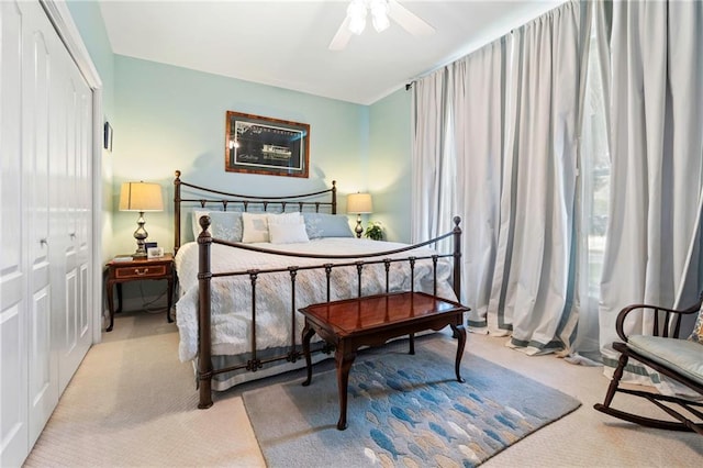 3913 Lake Providence Dr, Harvey, LA 70058 - carpeted bedroom featuring a closet